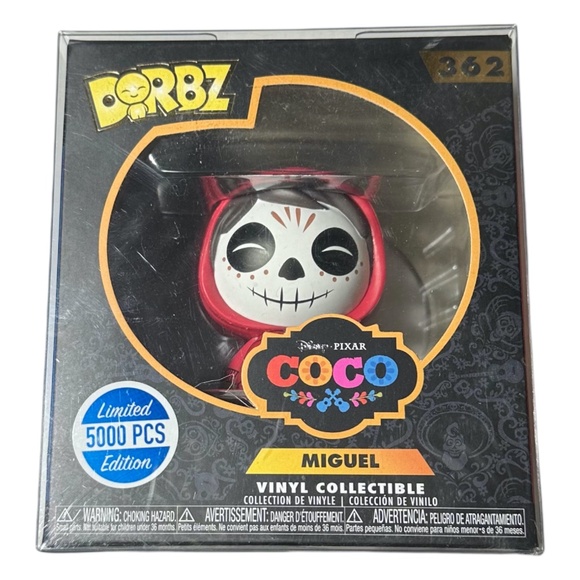 Funko Dorbz Disney Pixar Coco Miguel #362 Vinyl - Limited Edition 5,000 - Picture 1 of 4